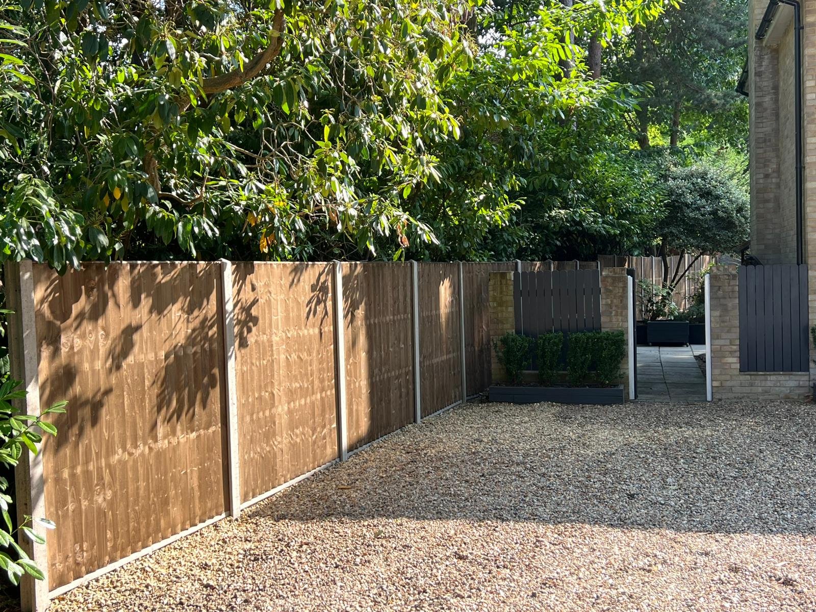 Fencing Guildford example installation 1