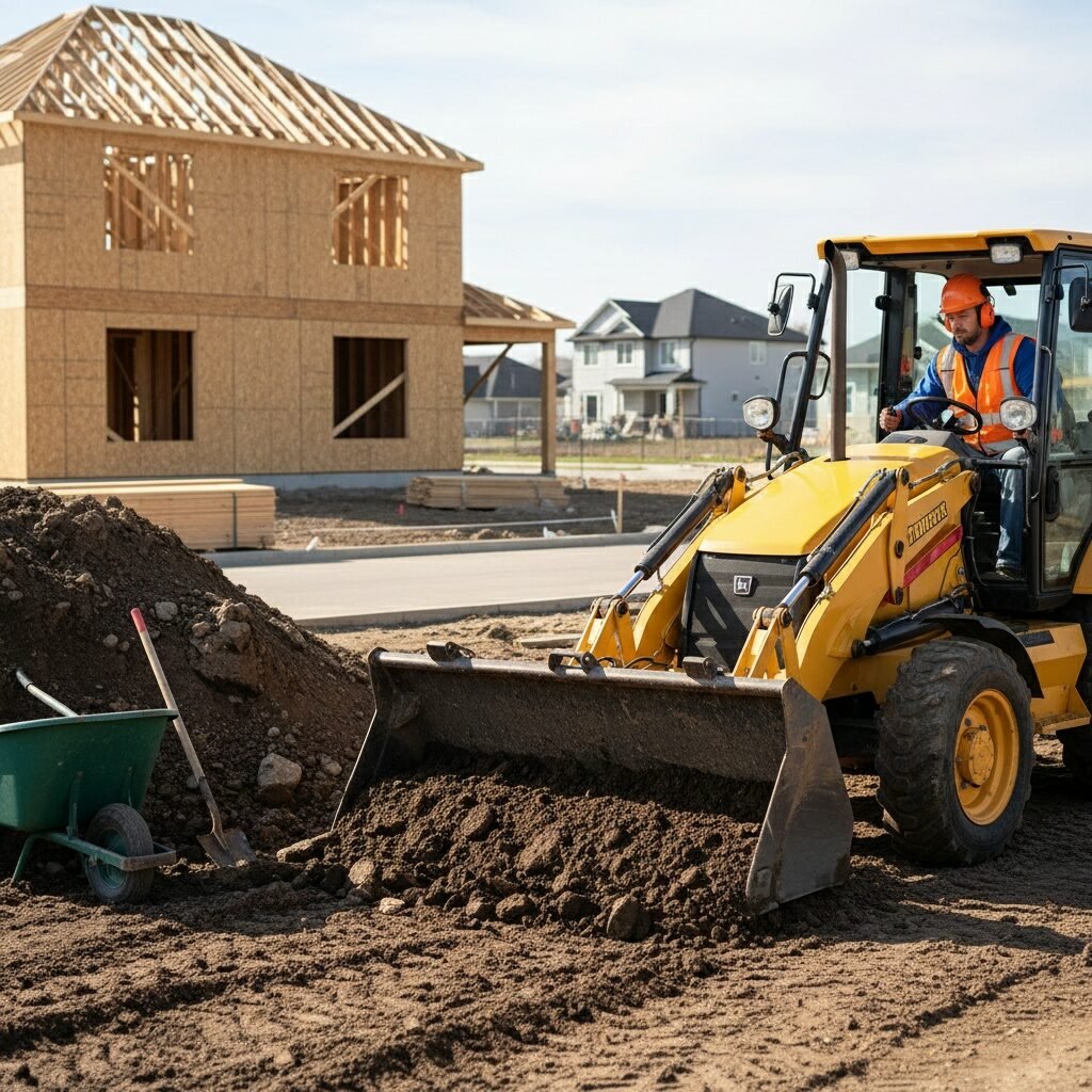 Groundworks Surrey residential preparation with tidy edges by Best Landscape