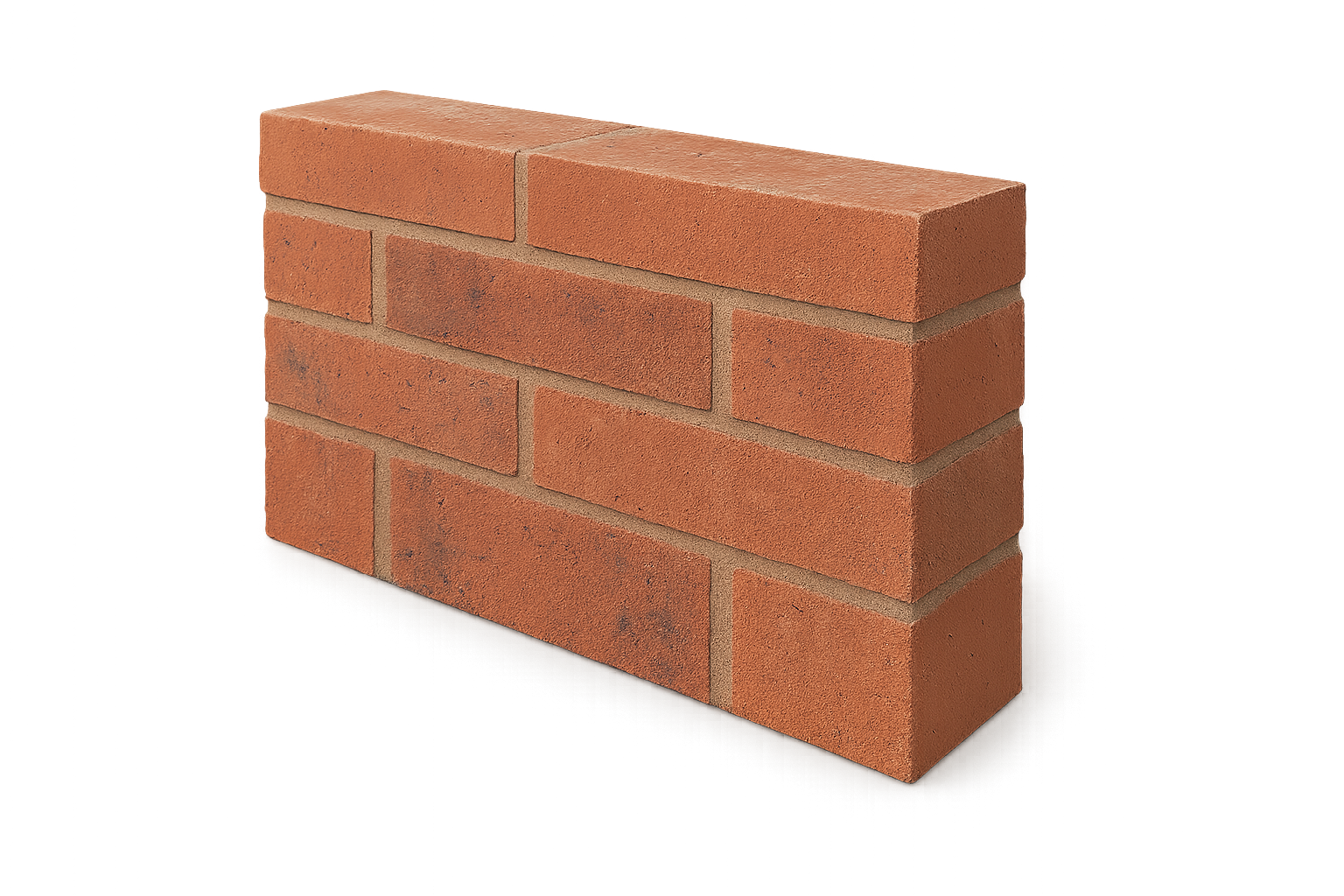 Brickwork module moving across the scene